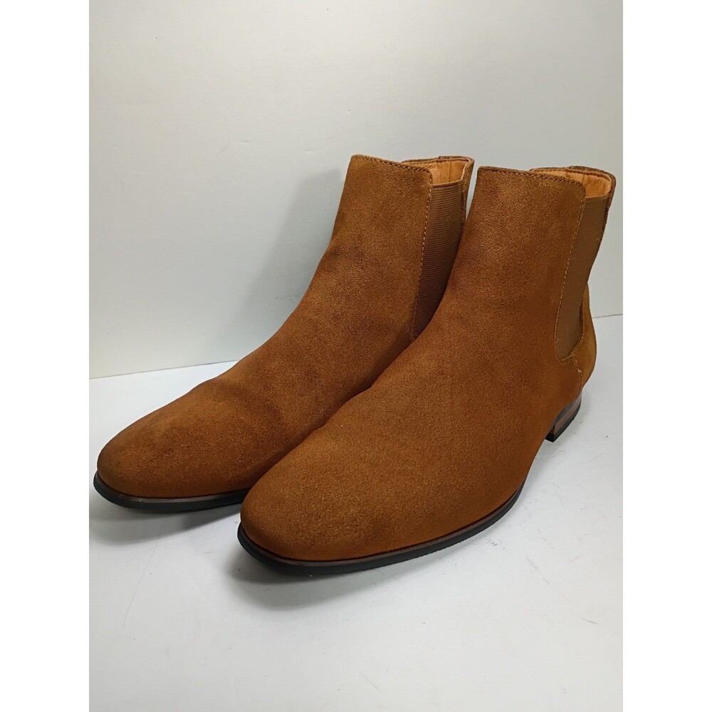 Express Leather men's Suede cognac Chelsea Boots size 10